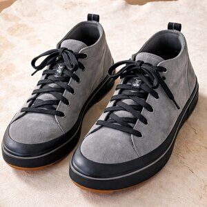 Sorel Men’s Gray Suede Low-Top Lace-Up Sneakers Size 11